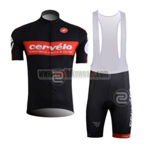 2013 Team Cervelo Racing Bib Kit Black Red