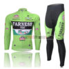 2013 Team FARNESE VINI Cycling Long Kit Green