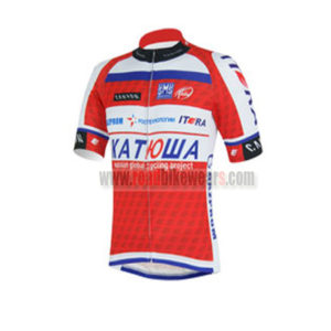 2013 Team KATUSHA Cycling Jersey Red