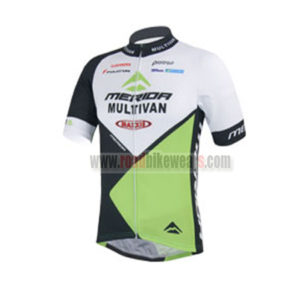 2013 Team MERIDA Cycling Jersey White Black Green