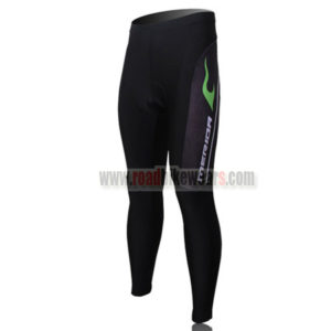 2013 Team MERIDA Cycling Long Pants Black Green