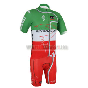 2013 Team PINARELLO Bicycle Kit Green White Red