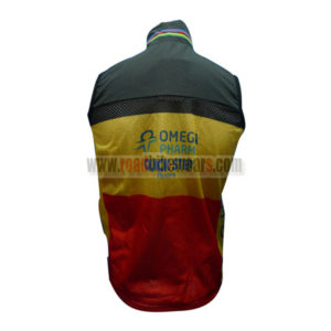 2013 Team QUICK STEP Riding Vest Sleeveless Waistcoat Rain-proof Windbreak Black Yellow Red