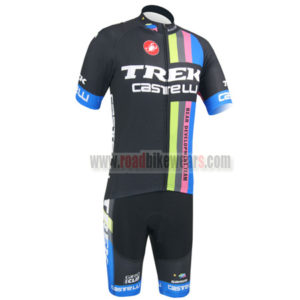 2013 Team TREK Castelli Biking Kit Black Blue