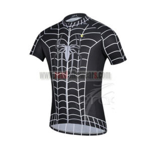 2014 Spider Man Cycling Jersey Black