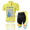 2014 Team ASTANA Cycling Kit Yellow