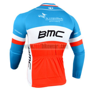 2014 Team BMC Bicycle Long Jersey Blue Red