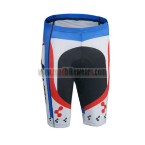2014 Team CUBE Cycling Shorts White Blue Red