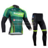 2014 Team Europcar Cycle Long Kit Green