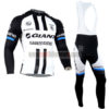 2014 Team GIANT Cycling Long Bib Kit Black White