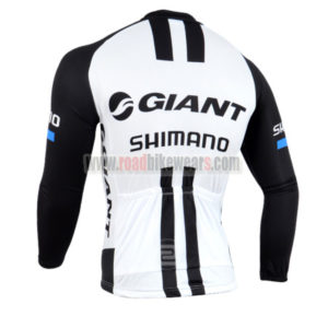 2014 Team GIANT Cycling Long Jersey Black White