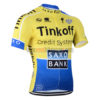 2014 Team SAXO BANK Cycling Jersey Yellow Blue