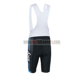 2014 Team SKY Cycling Bib Shorts Black White Blue
