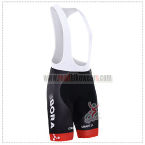 2015 Team BORA ARGON 18 Cycling Bib Shorts Black