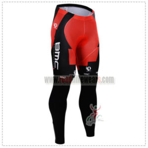 2015 Team BMC Cycling Long Pants Red Black