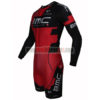 2015 Team BMC Long Sleeves Triathlon Riding Outfit Skinsuit Red Black
