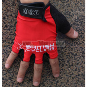 2015 Team BRITISH Cycling Gloves Mitts Red