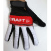 2015 Team CRAFT Cycling Long Gloves Full Fingers White Red Black
