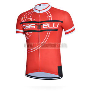 2015 Team Castelli Bicycle Jersey Red