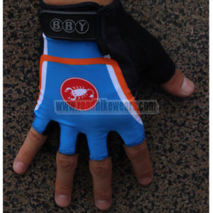 2015 Team Castelli Cycling Gloves Mitts Blue