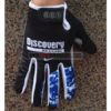 2015 Team Discovery CHANNEL Winter Cycling Thermal Fleece Gloves Black Blue