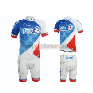 2015 Team FDJ Bicycle Kit Blue White