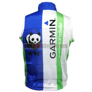 2015 Team GARMIN cannondale Biking Vest Waistcoat Rain-proof Wind-proof Blue Green