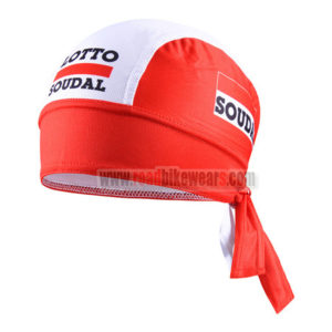 2015 Team LOTTO SOUDAL Cycling Bandana Red White