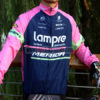 2015 Team Lampre MERIDA Cycling Raincoat Wind-proof Pink Blue