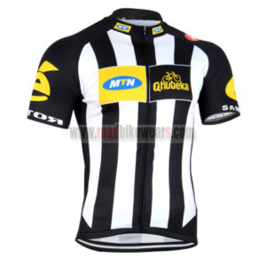 2015 Team MTN Cycling Jersey Black White