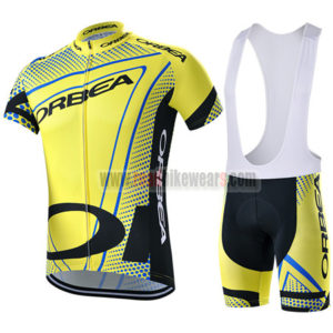 2015 Team ORBEA Cycling Bib Kit Yellow