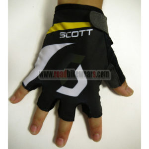 2015 Team SCOTT Cycling Gloves Mitts Black