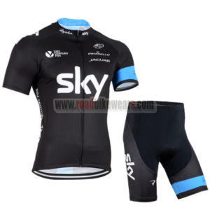 2015 Team SKY Cycling Kit Black