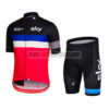 2015 Team SKY Rapha Cycling Kit Black Blue Red