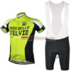 2015 Team STELVIO Cycling Bib Kit Green