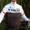 2015 Team TREK Cycling Raincoat Wind-proof White Black
