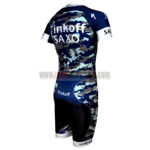 2015 Team Tinkoff SAXO BANK Short Sleeves Triathlon Racing Apparel Skinsuit Camo