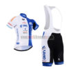 2015 Team UHC Cycling Bib Kit White Blue