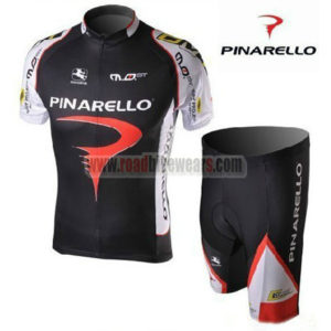 2010 Team PINARELLO Cycling Kit Black White