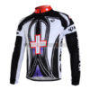 2010 Team Pearl Izumi Cycle Long Sleeve Jersey Black Cross