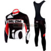 2010 Team Pearl Izumi Cycling Long Black Bib Kit