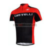 2011 Team Castelli Bicycle Maillot Jersey Shirt Red Black