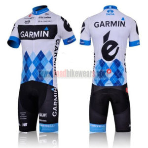2011 Team GARMIN cervelo Cycle Short Kit White