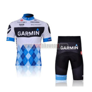 2011 Team GARMIN cervelo Cycling Short Kit White