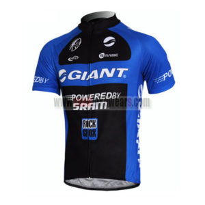 2011 Team GIANT Bicycle Maillot Jersey Shirt Black Blue