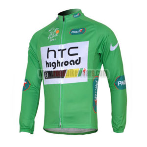 2011 Team HTC Highroad Cycle Long Jersey Green