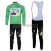 2011 Team HTC Highroad Cycling Long Bib Kit Green