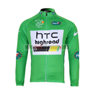 2011 Team HTC Highroad Cycling Long Jersey Green
