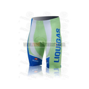 2011 Team LIQUIGAS cannondale Bike Shorts White Green Blue