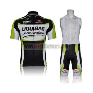 2011 Team LIQUIGAS cannondale Cycling Bib Kit Black